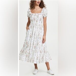 Terrence Tiered Midi Dress- XS